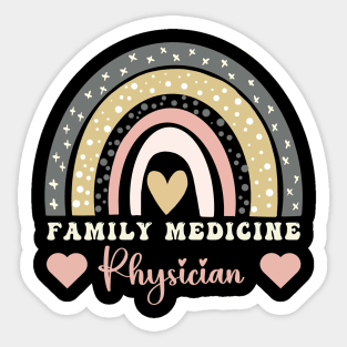 Funny Job Title Worker Family Medicine Physician Sticker